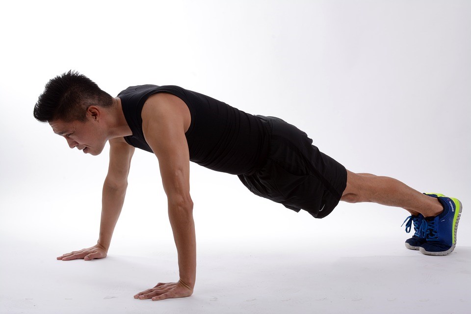 Workout at home - push ups