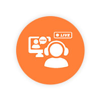 orange live icon